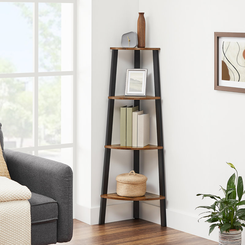 Gracie Oaks Drumm Corner Bookcase & Reviews Wayfair